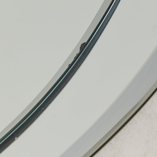 Italian Round Layered Wall Mirror Attributed to Cristal Arte, 1960s For Sale In Chicago - Image 6 of 7