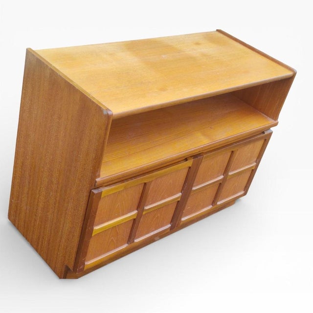 Mid-Century Teak Sideboard with Open Shelf from Nathan, 1960s For Sale - Image 6 of 8