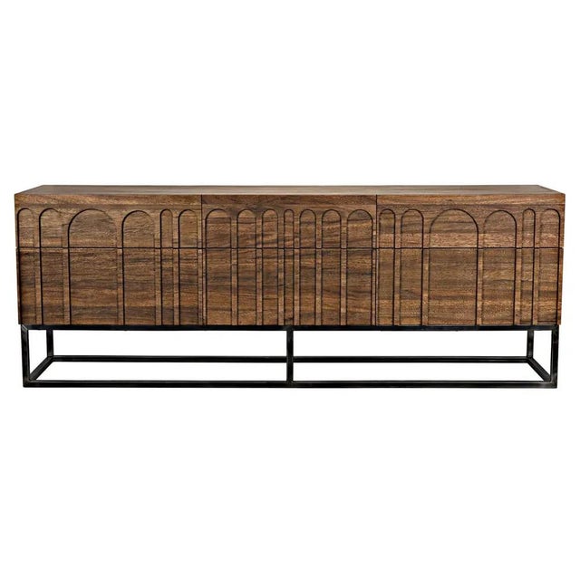 Mid-Century Modern Casanova Sideboard, Dark Walnut For Sale - Image 3 of 5