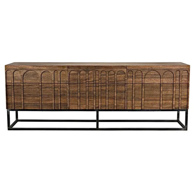 Mid-Century Modern NOIR Casanova Sideboard, Dark Walnut For Sale - Image 3 of 5