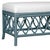 Lillian Bench - Regatta Blue For Sale In West Palm - Image 6 of 8