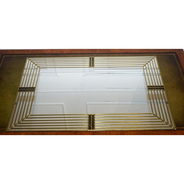 Art Deco Style Hand-Leaded Gilt Wall Mirror from Lawson Glassworks For Sale - Image 3 of 9