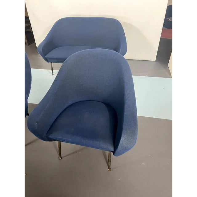 Mid-Century Modern Loveseat and Armchairs by Gastone Rinaldi, 1950s, Set of 3 For Sale - Image 18 of 18