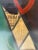 Green 1956 Cubist Guitar Painting For Sale - Image 8 of 13