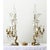 Gold Large French 19th Century Brass & Crystal Girandole Lamps - A Pair For Sale - Image 8 of 12