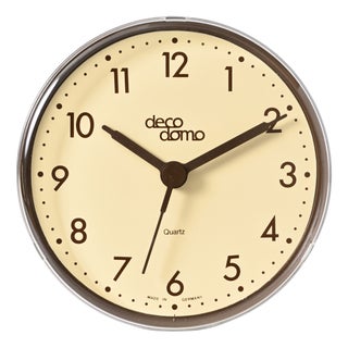 Vintage German Table Clock from Deco Domo, 1980s For Sale