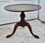 Wood WIlliamsburg Galleries Mahogany Table Vintage Petite Queen Anne Pie Crust Round For Sale - Image 7 of 13
