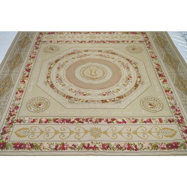 Aubusson Rug 7'8'' X 10'2'' For Sale - Image 10 of 11