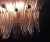 Rose Murano Palmette Pink Glass Sconces - a Pair For Sale - Image 8 of 9