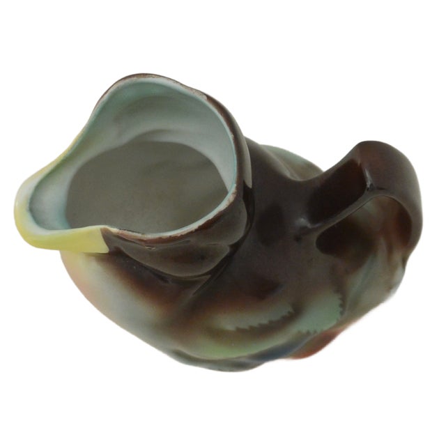 Circa 1900 Royal Bayreuth Bavaria Figural Mallard Duck Porcelain Creamer Pitcher For Sale In Jacksonville, FL - Image 6 of 8