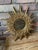 1960s French Style 17.25" Gilded Sunburst Wall Mirror For Sale - Image 13 of 18