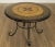 Traditional Wrought Iron Five Piece Dining Bistro Set, Round Table & 4 Chairs For Sale - Image 3 of 13