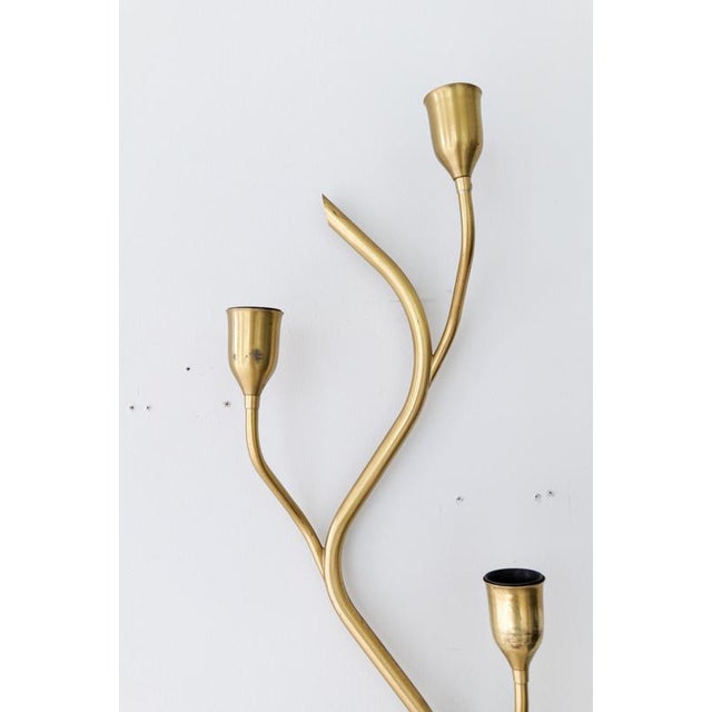 1950s Art Deco Astra Wall Light in Brass, Norway, 1950s For Sale - Image 5 of 16