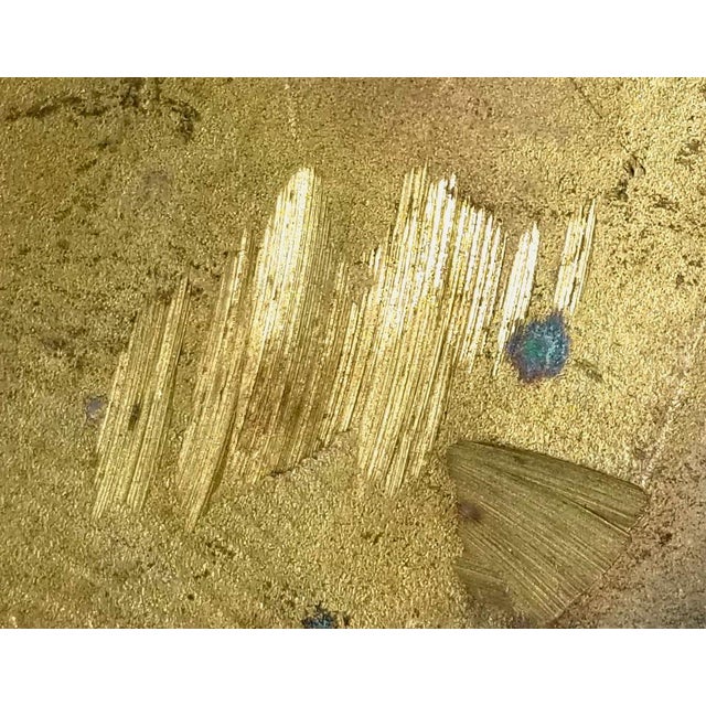 Green Antique Verdigris Bronze Relief Sculpture Plaque of Our Lady Guadalupe For Sale - Image 8 of 9