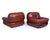 Lounge Chairs in Leather by Sapporo for Mobil Girgi, Italy, 1970s, Set of 2 For Sale - Image 18 of 18