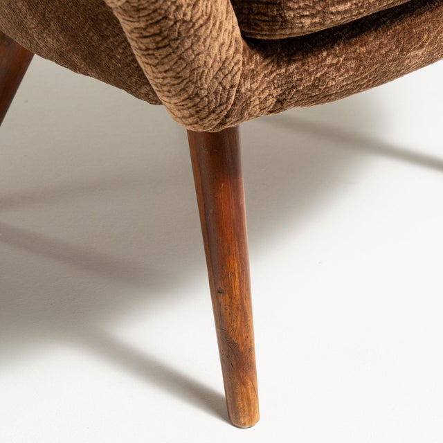 19th Century France Burnt Orange Wood Armchair For Sale - Image 10 of 10