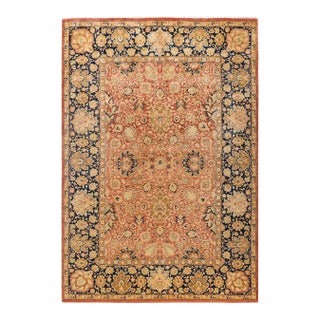 Mogul, One-of-a-Kind Handmade Area Rug in Orange, 6' 1" x 8' 10" For Sale