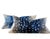 A striking pair of custom made lumbar pillows featuring the iconic Scalamandré antelope pattern in luxurious silk and...