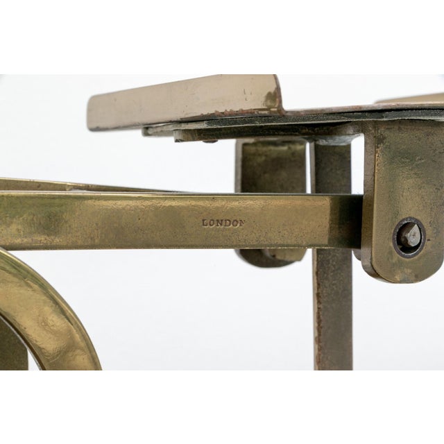 Gold Antique English S. Mordan & Co. London Letter Postal Scale For Sale - Image 8 of 11