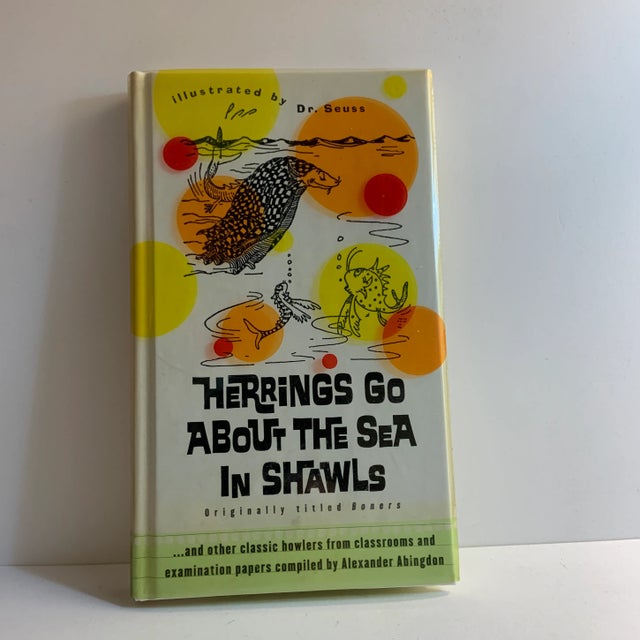Orange 1997 Dr. Seuss Book Herrings Go About the Sea in Shawls For Sale - Image 8 of 8