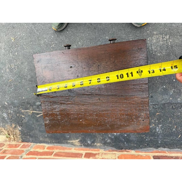 Antique Early American Premitive Style Apothecary Cabinet or Spice Drawer For Sale - Image 15 of 17