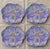 South African Handmade & Hand-Painted Ceramic Serving Plate - Set of 4 For Sale - Image 10 of 11