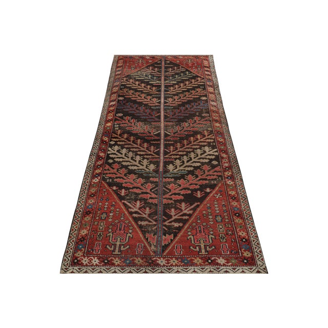 1910s Antique Persian Runner Rug With Polychromatic Floral Patterns - Rug & Kilim For Sale - Image 5 of 8