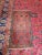 Antique Persian Sarouk Lilian Area Rug, Handwoven Allover Floral Pattern, Red & Navy, 2’ X 4’ For Sale - Image 4 of 4