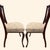 Pair of Chippendale-Style Ribbon Back Side Chairs Measures 37"H × 17"W x 17.5"d and seat height is 18" tall Decorative...