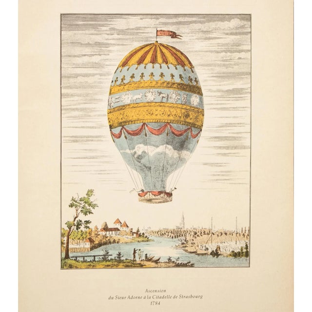 1950s 1956 "Ascension of Sieur Adorne to the Citadel of Strasbourg 1784", Large Offset Lithograph For Sale - Image 5 of 8
