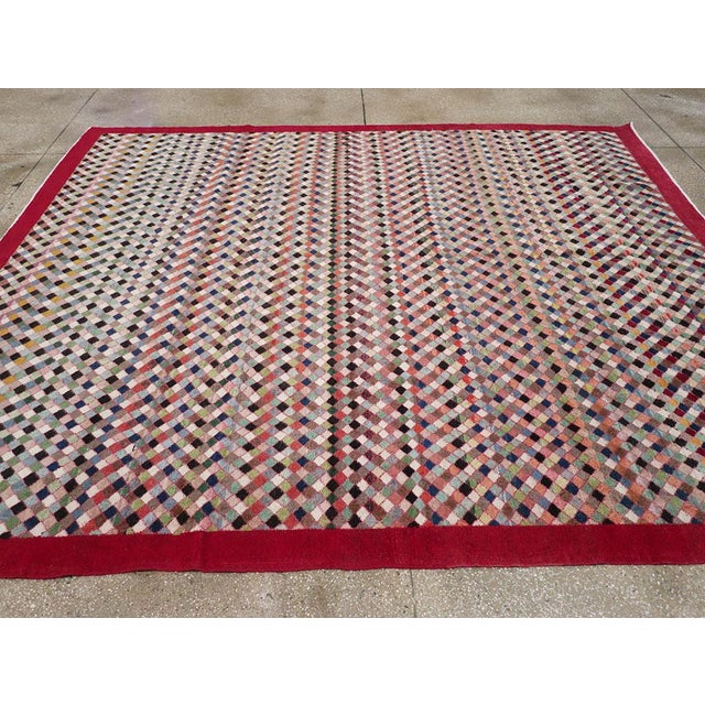 Galerie Shabab Collection Mid-20th Century Turkish Anatolian Room Size Carpet For Sale In New York - Image 6 of 10