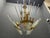 1970s Murano Glass Rod Brass Chandelier by Gaetano Sciolari, Italy, 1970s For Sale - Image 5 of 12