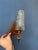 Metal Vintage Teak Wood & Clear Glass Wall Sconce Lamp For Sale - Image 7 of 11