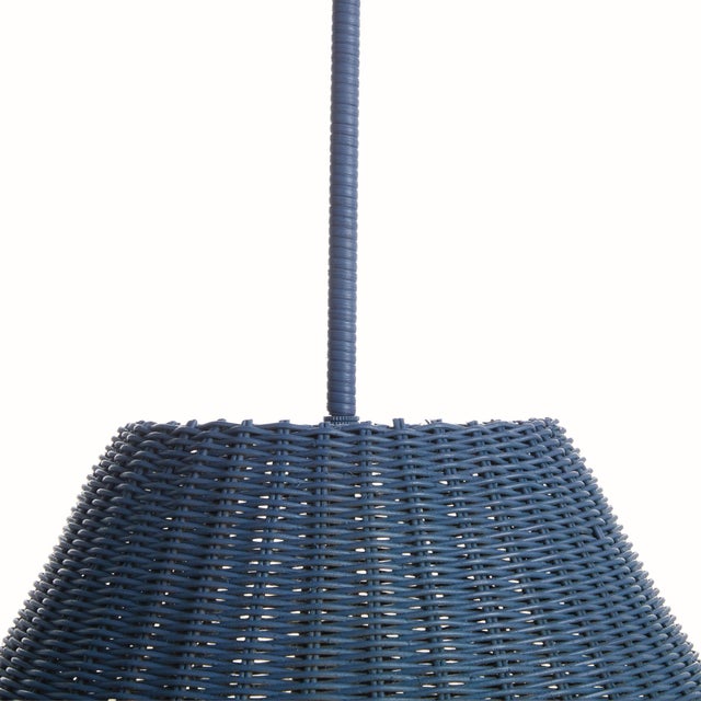 Boho Chic Tristan Rattan Pendant For Sale - Image 3 of 5