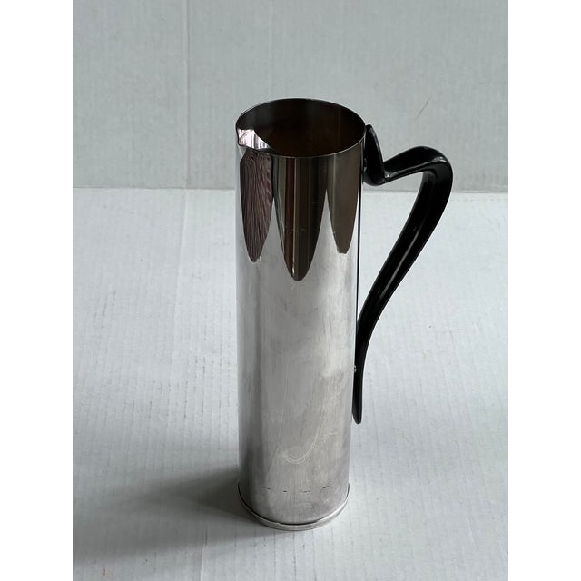 Mid-Century Modern Vintage 1959 Mid-Century Silver-Plate Cocktail Pitcher by Gorham Silversmith Co., by D. H. Colflesh For Sale - Image 3 of 5
