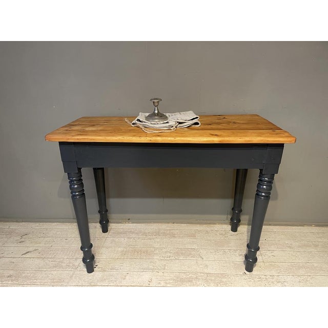 Antique Black Fir Table, 1890s For Sale - Image 14 of 18
