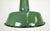 Small Industrial Green Enamel Pendant Lamp, 1960s For Sale - Image 4 of 16