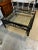 Neoclassical Wrought Iron Black Cocktail - Coffee Table For Sale - Image 3 of 4