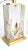 French Lamp Shells Seashells Lucite Aquarium & Shade For Sale - Image 3 of 9