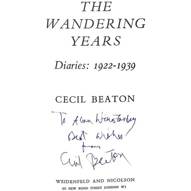 BEATON, Cecil [385] pp. Weidenfeld and Nicolson 1961 Second Printing 8 3/4" x 6" Custom morocco leatherbound and inscribed...