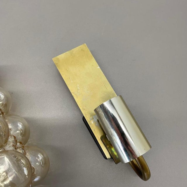 Vintage Amber Glass Wall Light by Helena Tynell for Glashütte Limburg, 1970s For Sale - Image 18 of 18