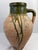 Contemporary Mid 20th Century Turkish Terracotta Oil Jar With Green Glaze – Rustic Mediterranean Vessel For Sale - Image 3 of 7