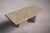 Postmodern Forma Rectangular Crosscut Travertine Dining Table 60" For Sale - Image 3 of 5
