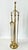 Set of reproduction Federal style unlacquered brass fireplace tools. 4 piece set includes stand, poker, tongs & shovel....