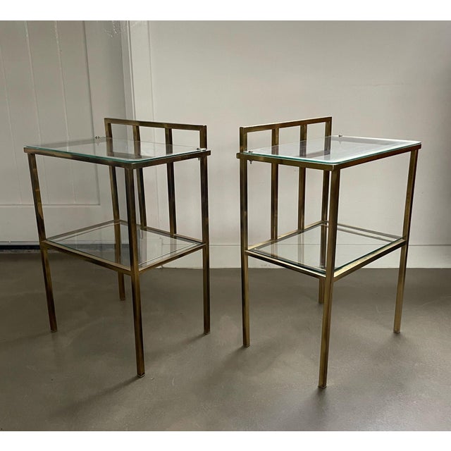 1960s Mid-Century Side Tables attributed to Marc Duplantier, France, 1960s, Set of 2 For Sale - Image 5 of 13