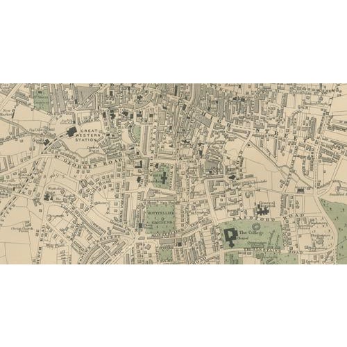 Large Scale Ordnance Atlas Map, 1885 For Sale - Image 4 of 11