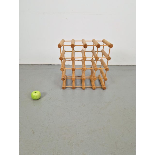 Vintage Wine Rack attributed to Richard Nissen for Langaa, Denmark, 1960s For Sale - Image 3 of 8
