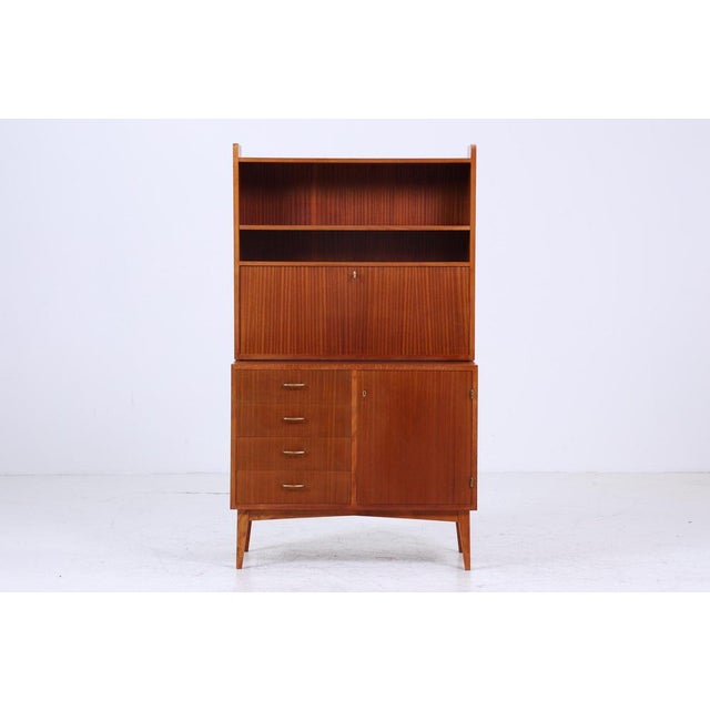 Mid-Century Shelf Cabinet with Drawers in Wood, 1960s For Sale - Image 10 of 10