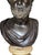 Late 19th C. Italian Bronze Busts of Heraclitus & Archytas on Marble Pedestals - Set of 2 For Sale - Image 4 of 10