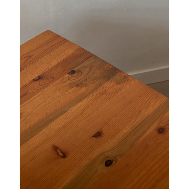 Vintage Swedish Brutalist Dymling Coffee Table in Pine by Yngve Ekström for Swedese, 1970s For Sale - Image 16 of 18